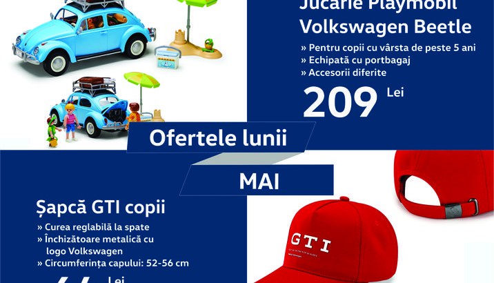 Oferta lunii mai - Accesorii Originale Volkswagen